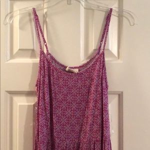 Maxi pink dress
